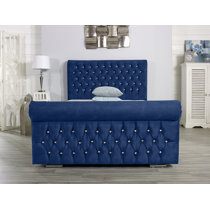 Wayfair blue deals bed frame